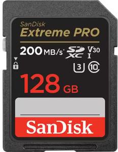 Sandisk Memory Card Extreme Pro SD UHS I 128GB Black SDSDXXD-128G-GN4IN