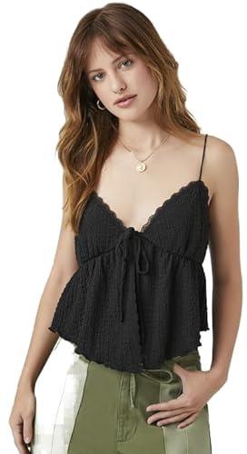 FOREVER21 Women's Cami Knit Top XL Black