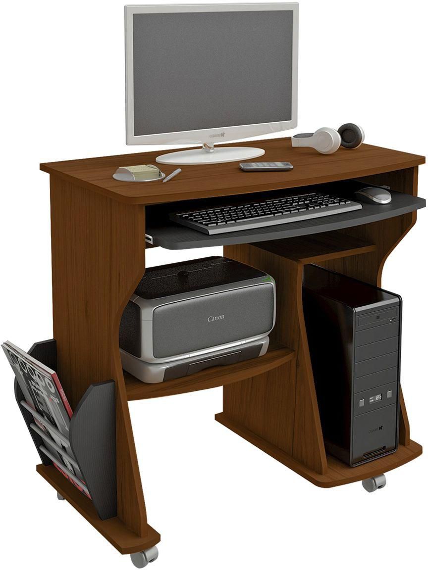 Rack Para Computer Desk by Artely - Walnut/Black
