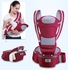 Fashion 3 In 1 Hip Seat Baby Carrier-Maroon