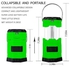 Collapsible LED Camping Lantern Solar USB Rechargeable Light Flashlight resistant Lamp Fishing