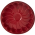 BERGNER BAKE A WISH SILICONE CAKE MOULD 23 CM, RED COLOR