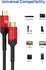 JSAUX JSAUX 8K@60Hz HDMI to HDMI Aluminum Alloy Cable 1M RED