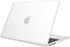 Fintie Case Compatible with MacBook Air 13.6 Inch A2681 (2022 Release) - Protective Snap On Hard Shell Cover for MacBook Air 13.6" M2 Chip with Liquid Retina Display and Touch ID, Frost Clear