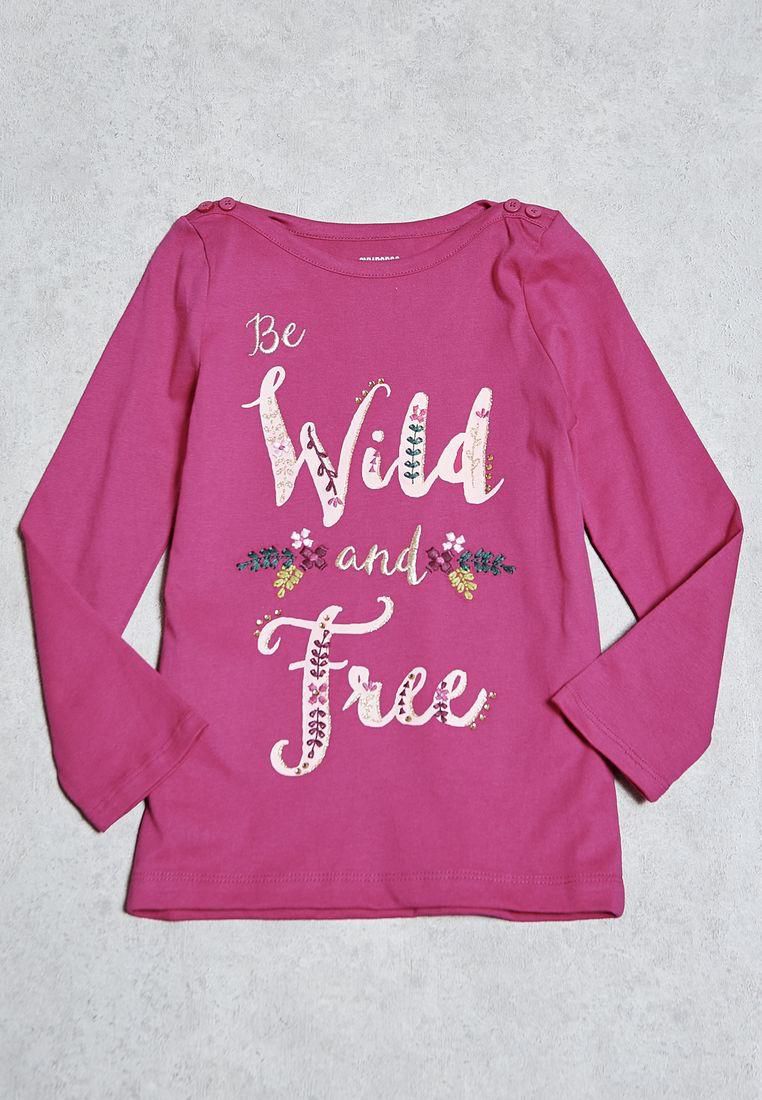 Kids  Wild And Free T-Shirt