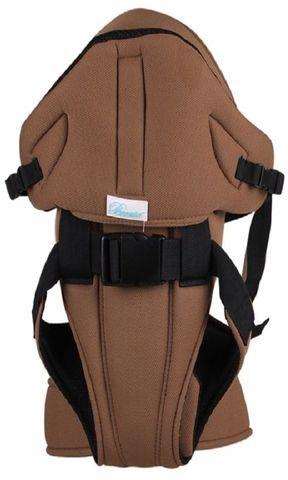 Generic Baby Carrier With a Hood - Brown