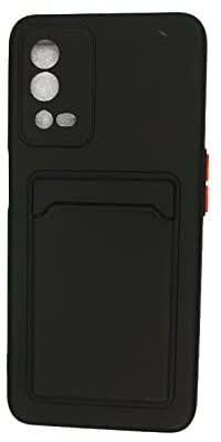 Back Cover with Pocket for Oppo A55,4G, Black