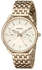 Fossil Tailor Multifunction Gold Dial Gold-tone Steel Ladies Watch ES3714