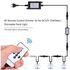 Generic DC12V 15W(Max.) Dimmer Modulator Kit with Remote Control Controller IP67 Water Resistance Portable for Brightness Adjustable Dimmable Deck Light