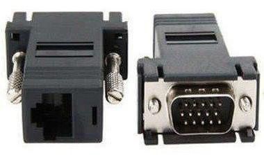 Switch2com VGA to RJ45 Converter Adapter (Black)