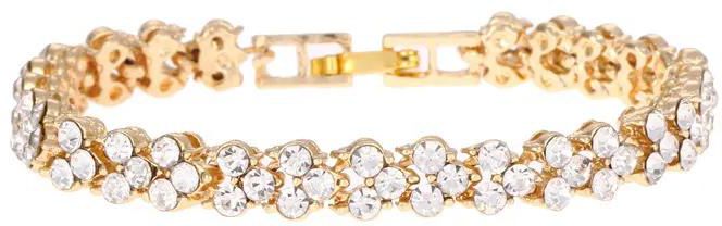 6 pieces of Roman fashion ladies bracelet crystal ladies bracelet ring luxury jewelry lover gift