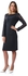 Esla Lace Long Sleeves Short Dress - Dark Grey