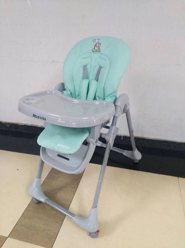 Adjustable/Foldable Baby Feeding Chair- Green