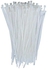 FIXALL Cable Ties - Pack of 100 Pieces (250mm Length, White)