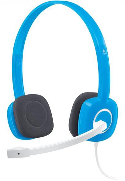 Logitech HEADSET STEREO H 150 WIRED –BLUE  [981-000368]