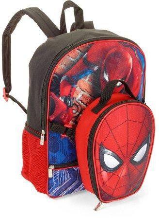 Marvel Spiderman Backpack with Lunch Tote