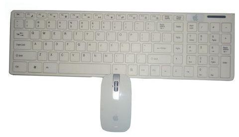 Generic Wireless Keyboard & Mouse Combo - white