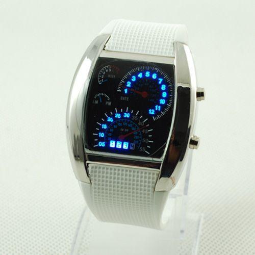 New Cool RPM For Men White (Digital, Sport Watch)