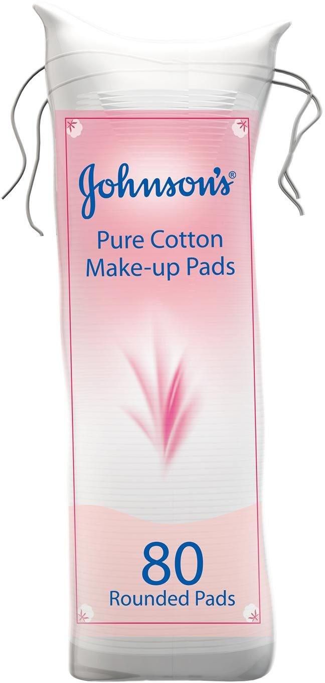 Johnson&#39;s pure cotton make up pads 80 pads