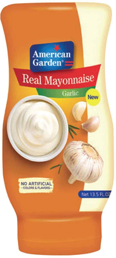 American garden mayo squeeze garlic 400ml