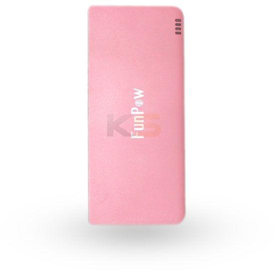FunPow MP-6000mAh Elegant Thin PowerBank (Pink)