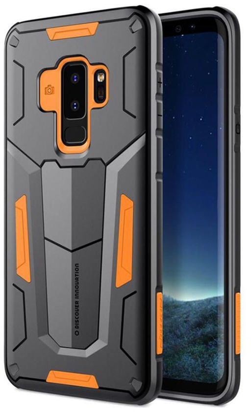 Defender 2 Series Case Cover For Samsung Galaxy S9+ Black/Orange