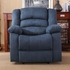 Get Bed in Home Recliner Chair, 360 Degrees, 3 Motions, Upside Down Leather, 100×90×90 cm - Blue with best offers | Raneen.com