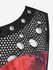 Gothic Tie Dye Fishnet Overlay Grommets Sleeveless Top - M | Us 10