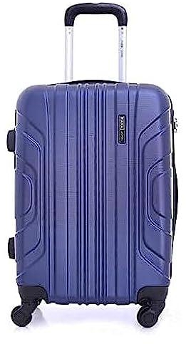 Parajohn Travel Luggage Suitcase, 20''- Trolley Bag, Carry On Hand Cabin Luggage Bag - Portable Lightweight Travel Bag With 360 Durable 4 Spinner Wheels - Hard Shell Luggage Spinner (10Kg) Navy