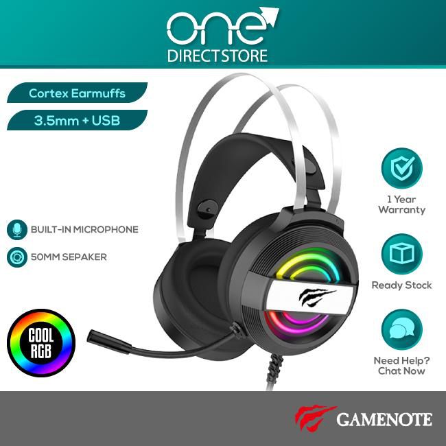 GAMENOTE H2026d RGB Light Gaming Headphone (3.5MM+USB)