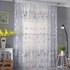 Deals For Less Luna Home, Tulip Tulle, Window Sheer Curtains Set Of 2 Pieces, Grey Color