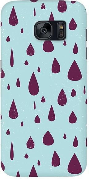 Stylizedd Samsung Galaxy S7 Edge Premium Slim Snap case cover Matte Finish - Hard Rain
