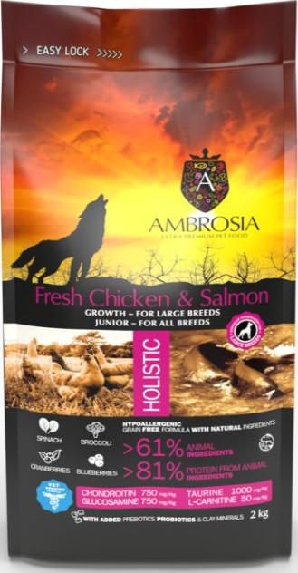 Ambrosia Fresh Chicken & Salmon 2kg