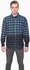 Men's Dip-dyed Flannel Button-down Shirt