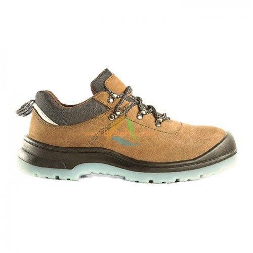 Tanned Grain Leather Laced Safety Shoes DD09838 - 8 Sizes