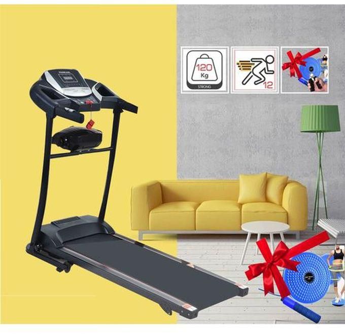 City Star TREADMILL All Seasons 501DC Multi-Function , DC Motor, Max User Weight 120 Kg , 2.25HP . With 4 Gifts / Jumping Rope. Hand Exercises. Twister Disc. A Bottle Of Walking Oil