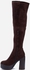 Varna Above Knee Length Boots - Brown