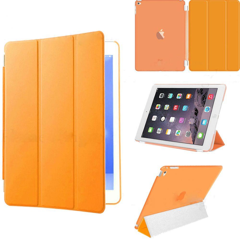 Magnetic Leather Slim Case Smart Stand Folding Cover For Apple iPad 2 3 4 - Orange