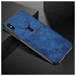 ELMO3EZZ Oppo A9 2020 Digital Luxury Soft Texture Patterned TPU Cloth Case, Dirt-Resistant, Anti-Shock, Anti-Fingerprint, Full Body Protective For Oppo A9 2020 (Blue)