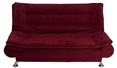 Sofa Art 3 Seaters Sofa Bed - 190x120 cm - Burgundy