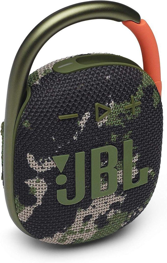 JBL JBL Clip 4 - Bluetooth portable speaker with integrated carabiner, waterproof and dustproof, in camo