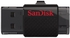 فلاش ميموري سانديسك ألترا، ثنائي USB سعة 32 جيجابايت موديل SDDD-032G-G46