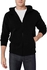 Casual Zipper Hooded Sweatshirt - Black
