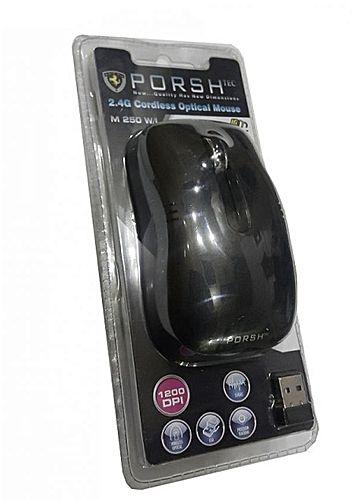 Porsh M 250 Wireless Mouse - Black
