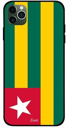غطاء حماية واقي لهاتف أبل آيفون 11 برو نمط علم توغو