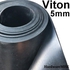 Viton Sheet Black Rubber (FKM/FPM Rubber Sheet) 5mm thick 1 meter Width