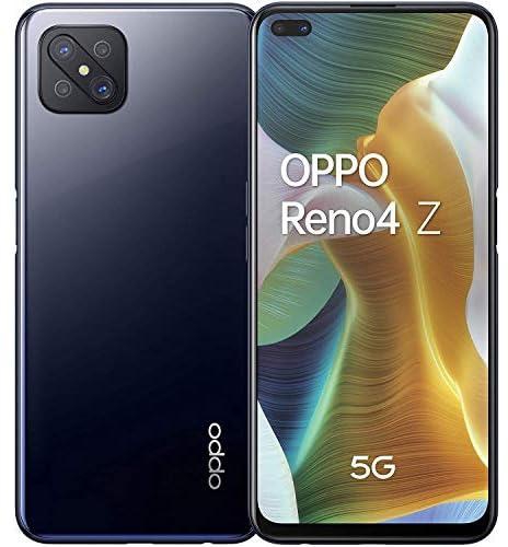 OPPO Reno4 Z 5G - 8 GB + 128 GB MediaTec 800 6.50 Inch 4000 mAh 48 MP Camera Sim Free Android 10 Dual Sim Smartphone - Black