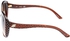 Swarovski Cat Eye Brown Women's Sunglasses - SK 0068-05F-58-58-15-140