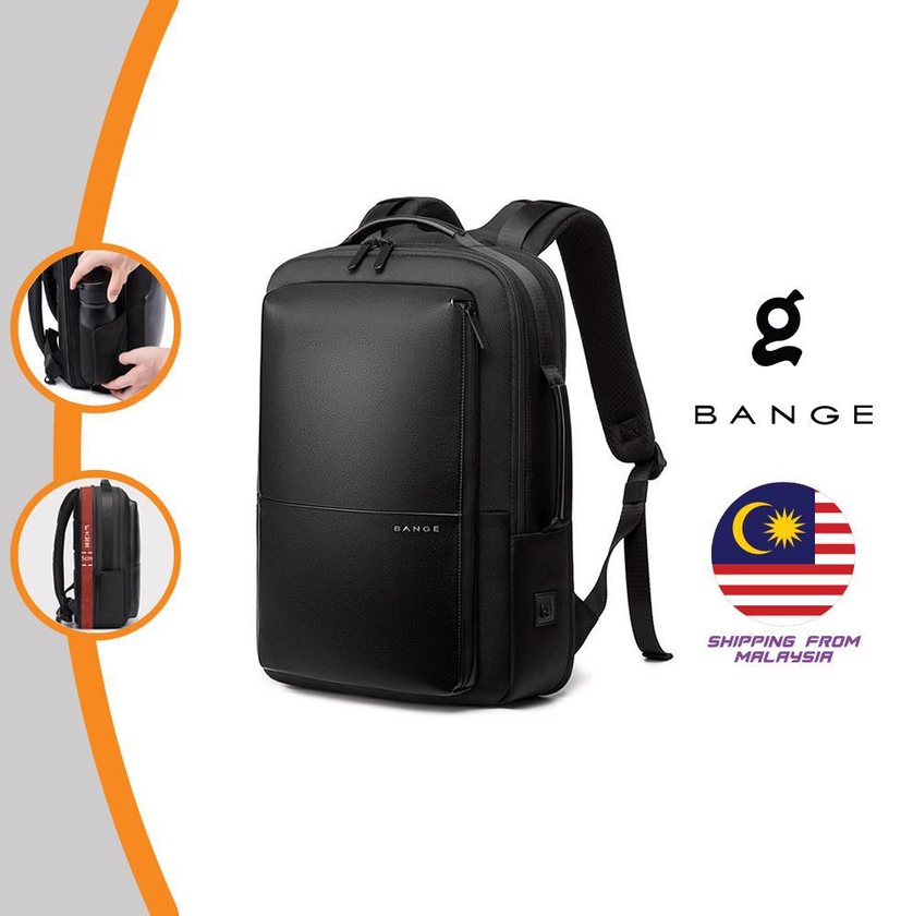 Bange Laptop Backpack Crown 15.6 ( Black)