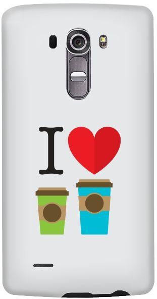 Stylizedd LG G4 Premium Slim Snap case cover Matte Finish - I love coffee